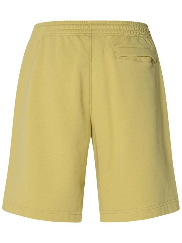 Bold Fox Head Patch Oversized Jog Shorts Mustard Green - MAISON KITSUNE - BALAAN 4