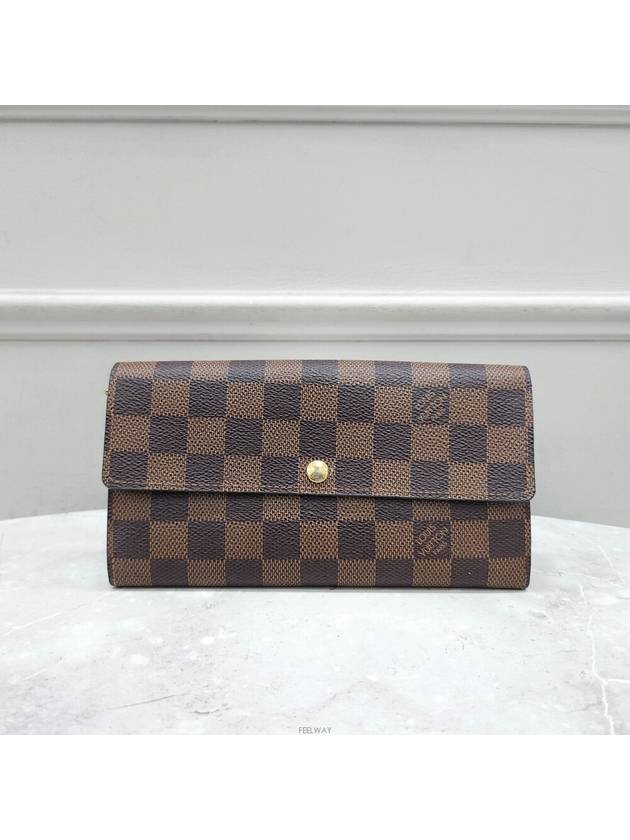 Lux You Damier Sarah Wallet Long - LOUIS VUITTON - BALAAN 1