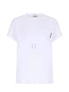 Stretch Cotton Jersey Short Sleeve T-Shirt White - BRUNELLO CUCINELLI - BALAAN 2