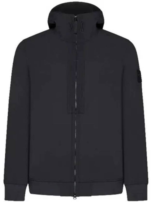 Soft Shell RE Dye Technology Hooded Jacket Black - STONE ISLAND - BALAAN 2