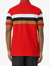 TB logo striped short sleeve PK shirt red - BURBERRY - BALAAN 5