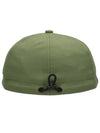 Logo Embroidered Soft Shell Ball Cap Olive Green - STONE ISLAND - BALAAN.