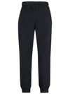 Signature Wappen Patch Cotton Baggy Pants Black - STONE ISLAND - BALAAN 3