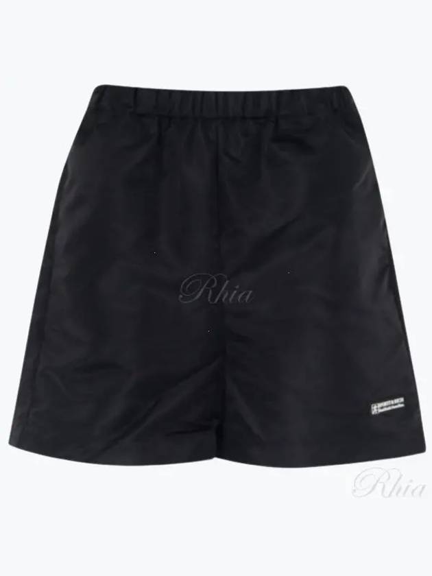 24 Good Health Nylon Shorts Black White SH017S405GB - SPORTY & RICH - BALAAN 1