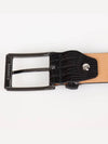 IKALOOK ITALY Square Leather Suit Belt BE105 - IKALOOOK - BALAAN 8