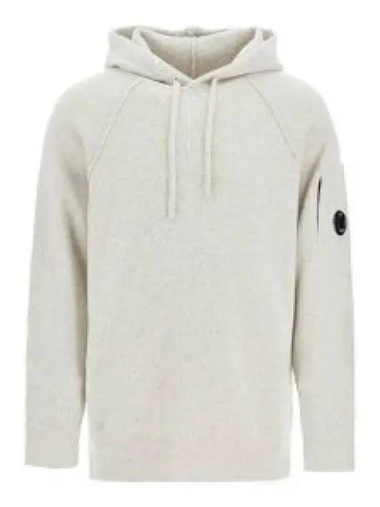 CP Company Lambswool Grs Hooded Knit Sweater 17CMKN149A 110149A M13 Waffle - CP COMPANY - BALAAN 2