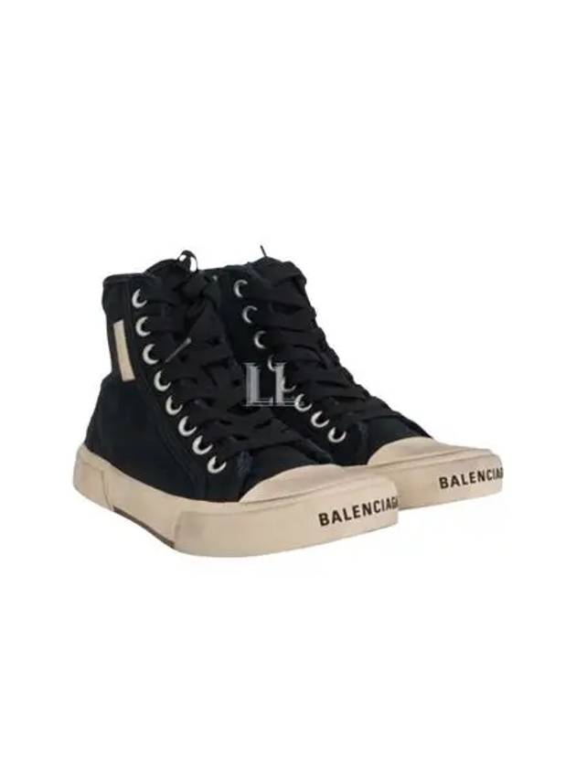 Paris High Top Sneakers Black - BALENCIAGA - BALAAN 2