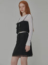 Twinkle Tweed Mini Skirt Black - OPENING SUNSHINE - BALAAN 1