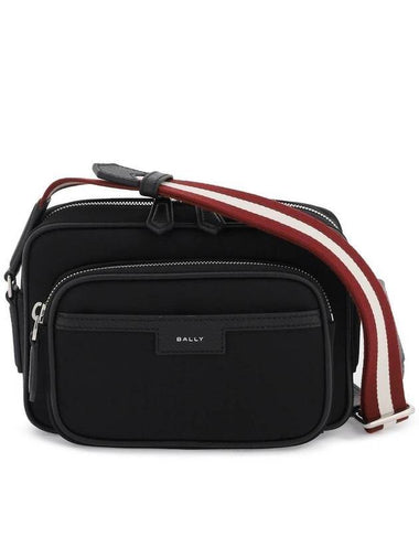 Logo Nylon Cross Bag Black - BALLY - BALAAN 1