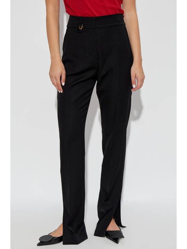 Jacquemus Trousers Tibau, Women's, Black - JACQUEMUS - BALAAN 3