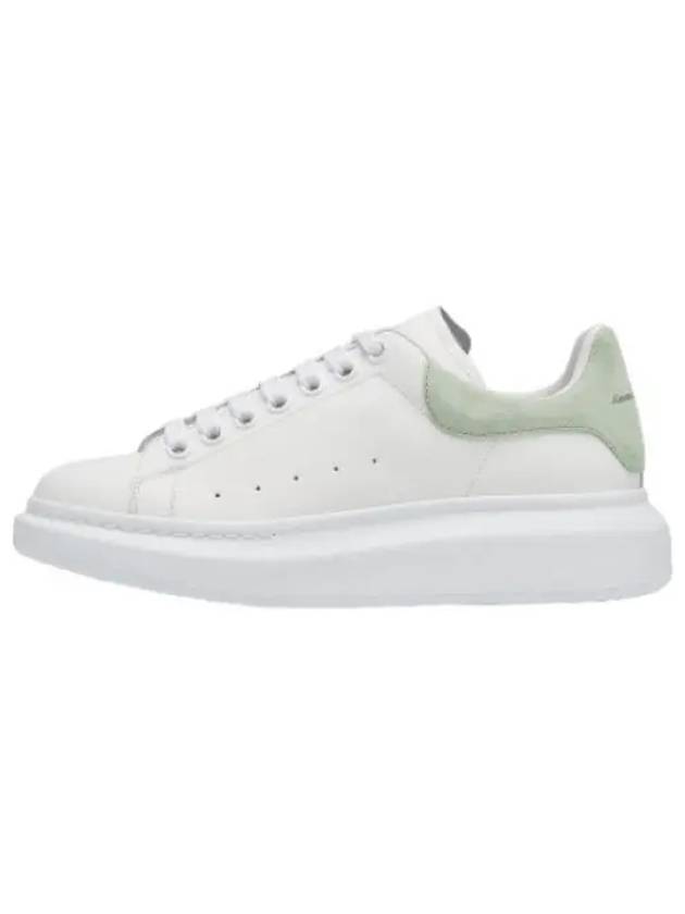 Suede tab oversized sneakers white - ALEXANDER MCQUEEN - BALAAN 1