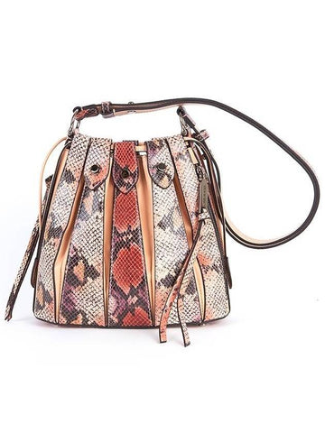 Serendipity Drawstring Bucket Bag Vulcano Pink - DONIRAY - BALAAN 1