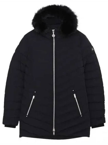 Rose Lawn Fur Hooded Padded Jacket - MOOSE KNUCKLES - BALAAN 1