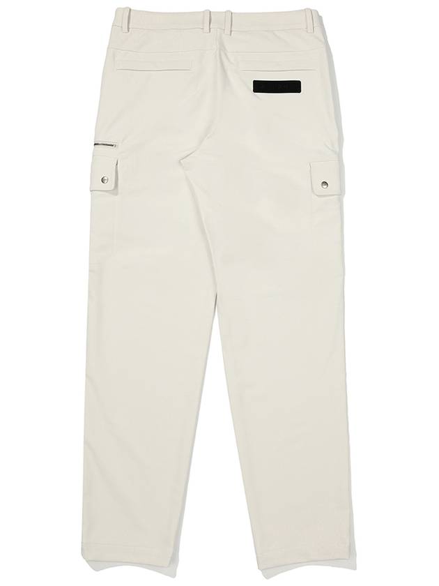 Tapered fit cargo deformation pants LIGHT GRAY MAN - MALBON GOLF - BALAAN 2