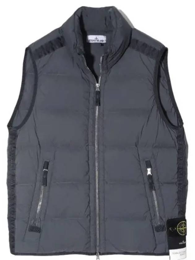 Seamless tunnel nylon down vest men s padded jumper - STONE ISLAND - BALAAN 1