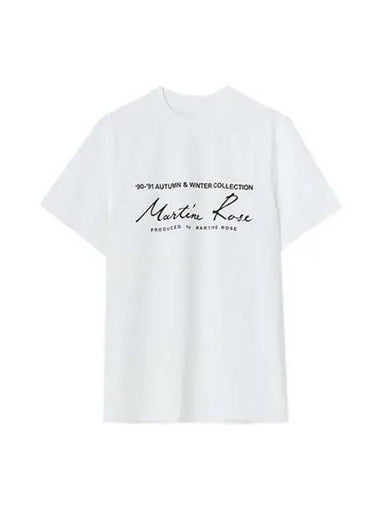 t shirt logo classic jersey short sleeve white - MARTINE ROSE - BALAAN 1