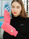 Embroidered Winter Golf Glove Pink MCFW23GLV 3PK - MACKY - BALAAN 1