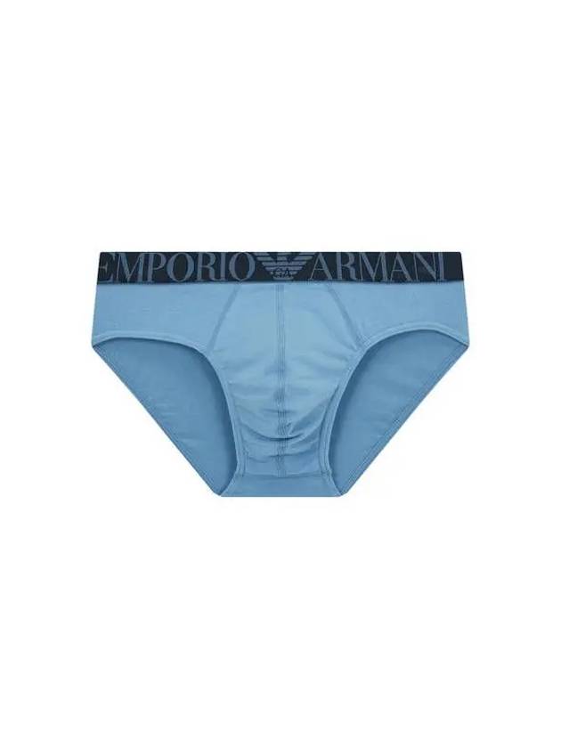 UNDERWEAR Men s Jacquard Logo Band Briefs Blue - EMPORIO ARMANI - BALAAN 1