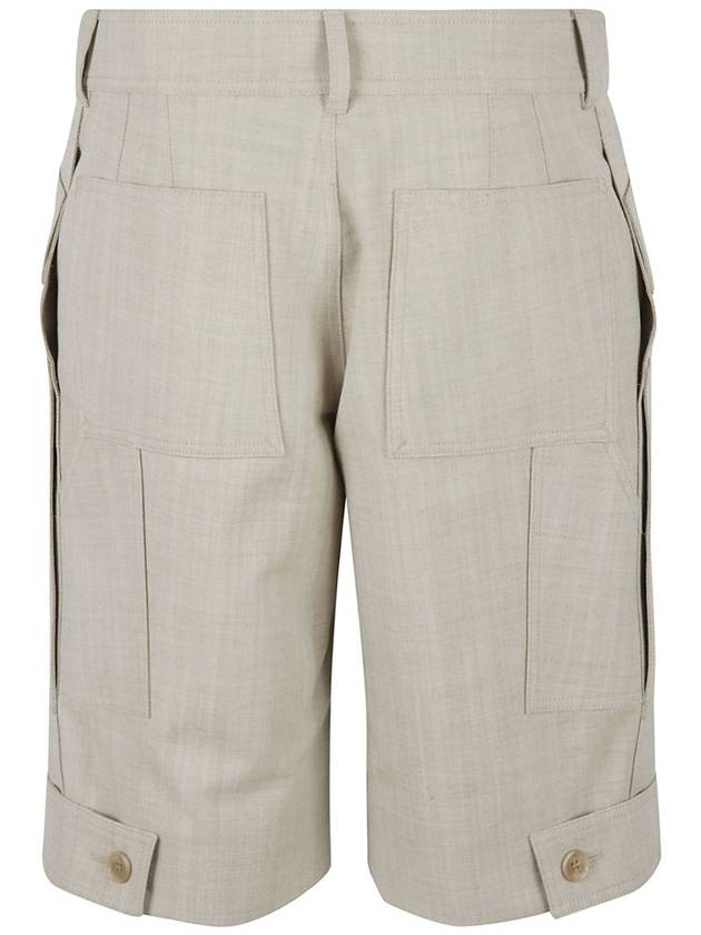 pocket line decorated Bermuda casual shorts - BURBERRY - BALAAN 3