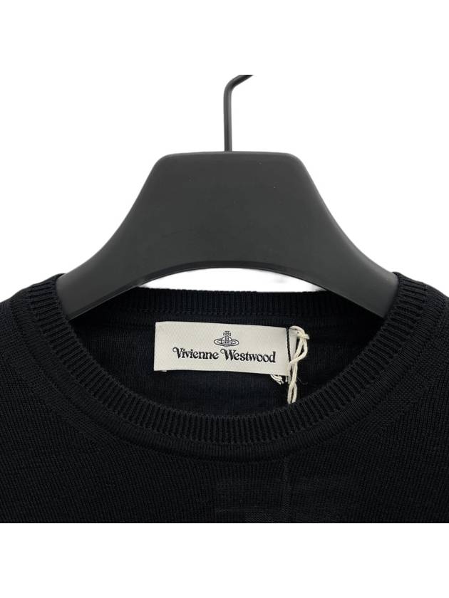 ORB Logo Knit Top Black - VIVIENNE WESTWOOD - BALAAN 4