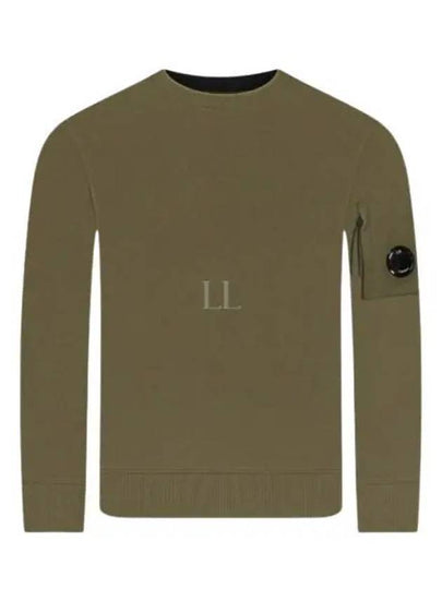 Diagonal Raised Fleece Lens Sweatshirt Ivy Green - CP COMPANY - BALAAN 2