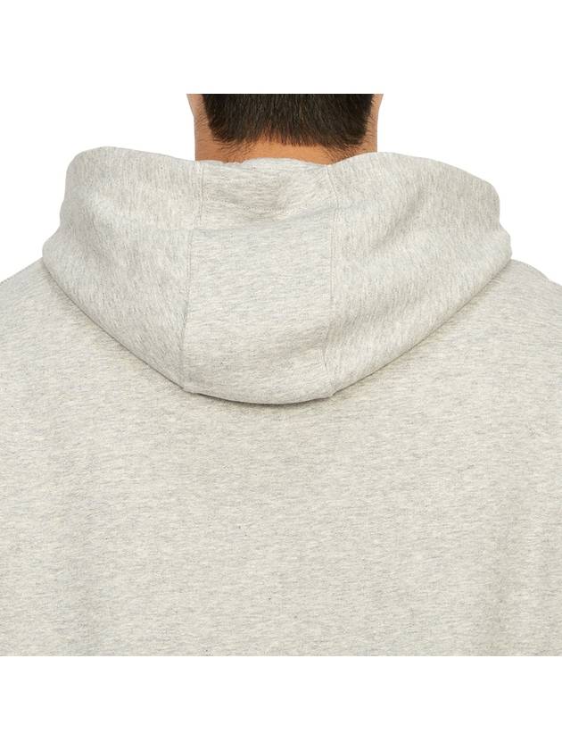 Fox Head Logo Hoodie Grey - BARBOUR - BALAAN 8