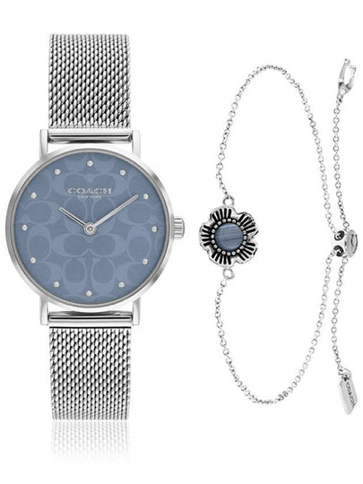 Watch Perry Mesh Band Women’s Metal Bracelet Gift Set Officially Imported - COACH - BALAAN 2