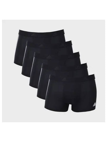 adidas UNDERWEAR Performance Signature Men s Draws 5 Pack Black - ADIDAS - BALAAN 1