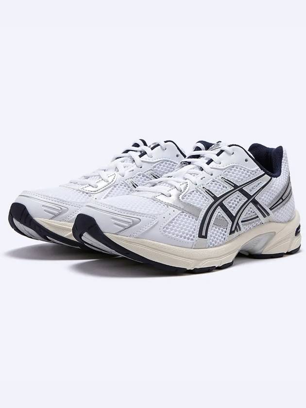 Gel 1130 Low Top Sneakers White Midnight - ASICS - BALAAN 4