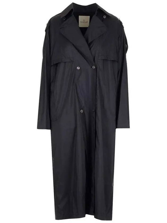 Deva Nylon Trench Coat Black - MONCLER - BALAAN 2