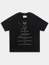 Room Service Menu T ShirtDeep Black - KINETO - BALAAN 3