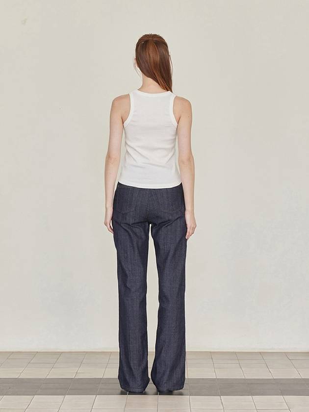 Nonfade Straight Denim Pants Indigo - LESEIZIEME - BALAAN 8