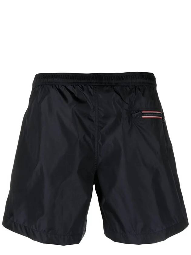 Logo Swim Shorts Night Blue - MONCLER - BALAAN 3