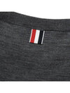 4 Bar Armband Classic Merino Wool Knit Top Medium Grey - THOM BROWNE - BALAAN 5