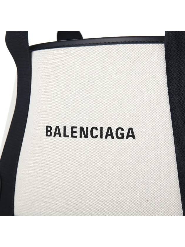 Cabas Logo Canvas Small Tote Bag Black - BALENCIAGA - BALAAN 4