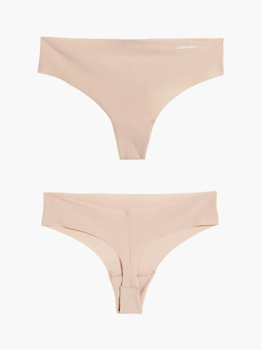 CK Women s Seamless Nudie Thong Beige Skin 1 type - CALVIN KLEIN - BALAAN 1