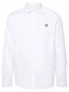 Fox Head Long Sleeve Shirt White - MAISON KITSUNE - BALAAN 2