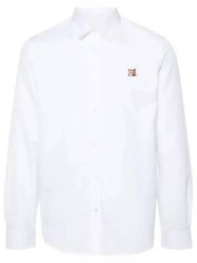 Fox Head Long Sleeve Shirt White - MAISON KITSUNE - BALAAN 2