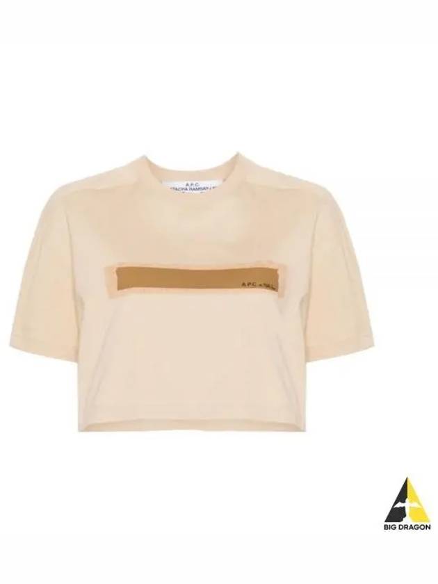 Sandre Short Sleeve T-Shirt Beige - A.P.C. - BALAAN 2