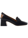 4 Stitch Square Toe Pumps Black - MAISON MARGIELA - BALAAN.