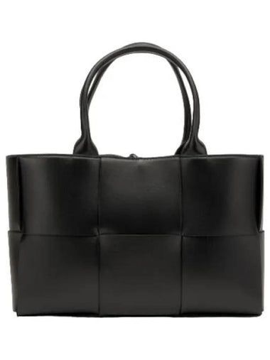 Small Arco Tote Bag Black - BOTTEGA VENETA - BALAAN 1