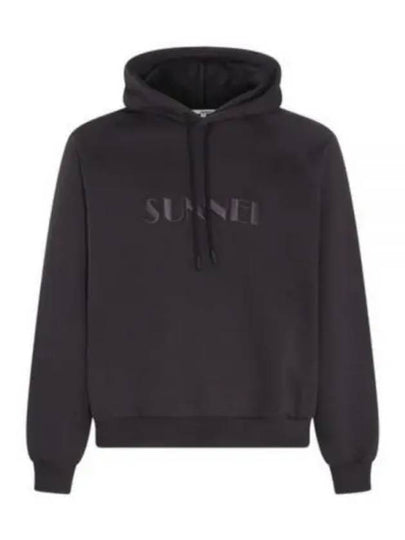 Embroidered Logo Hoodie Black - SUNNEI - BALAAN 2