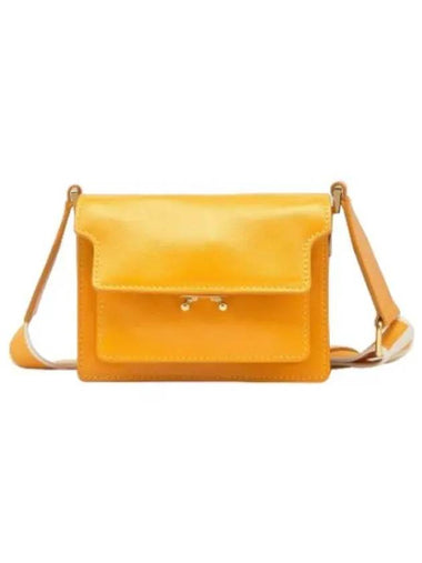 Trunk soft mini shoulder bag light orange - MARNI - BALAAN 1