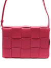 Intrecciato Cassette Cross Bag Cranberry - BOTTEGA VENETA - BALAAN 2