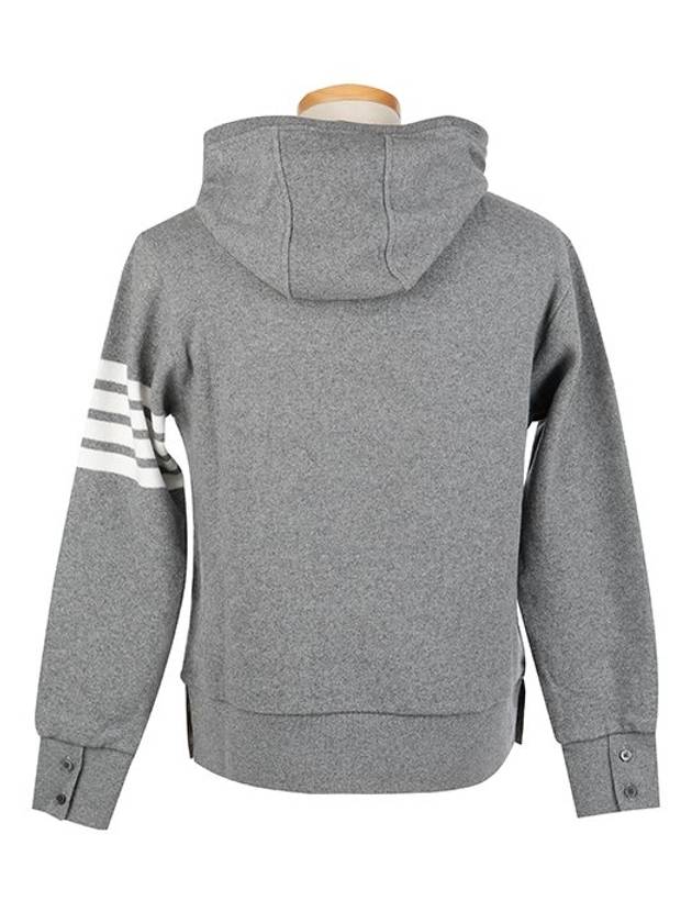 4 Bar Stripe Cashmere Hoodie Grey - THOM BROWNE - BALAAN 4