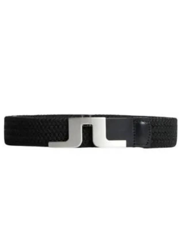 Men's Berry Elastic Belt Black - J.LINDEBERG - BALAAN 2