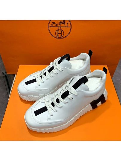 Jump Low Top Sneakers White - HERMES - BALAAN 2