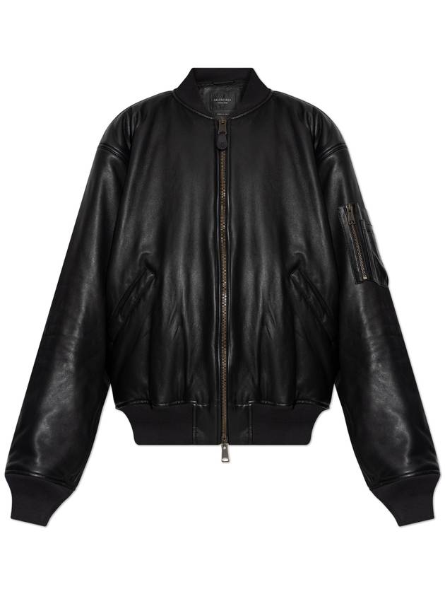 Women s Bomber Jacket Balenciaga Soft Leather - BALENCIAGA - BALAAN 2