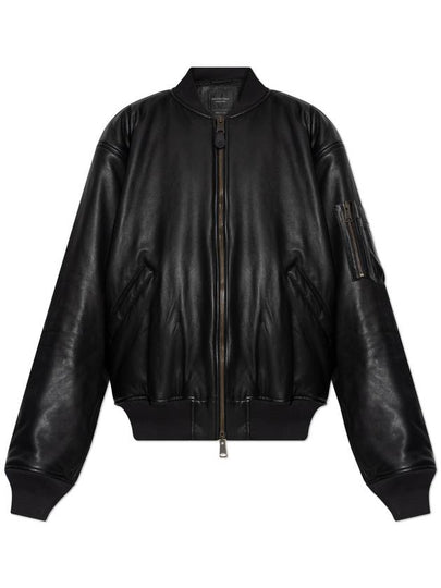 Women s Bomber Jacket Balenciaga Soft Leather - BALENCIAGA - BALAAN 2