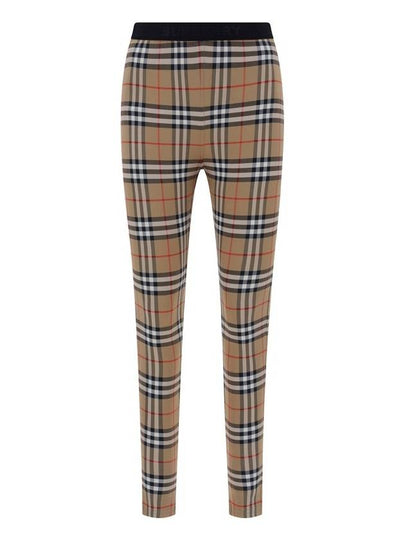 Women's Vintage Check Leggings Beige - BURBERRY - BALAAN 2